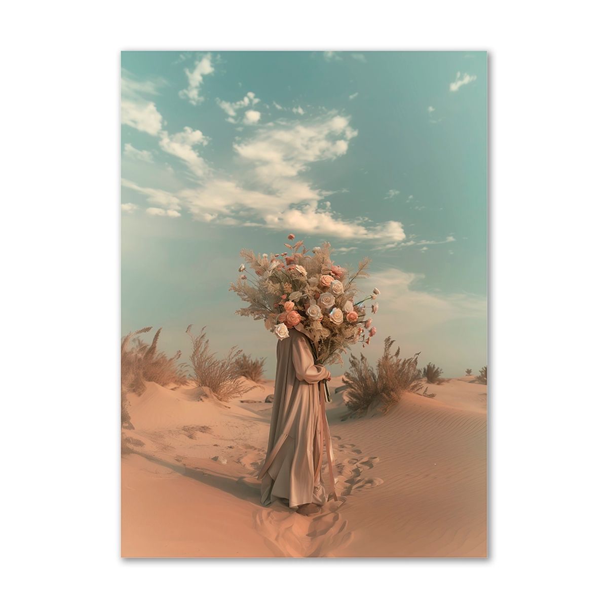 Desert Bloom - 60x80 cm. - Ingen