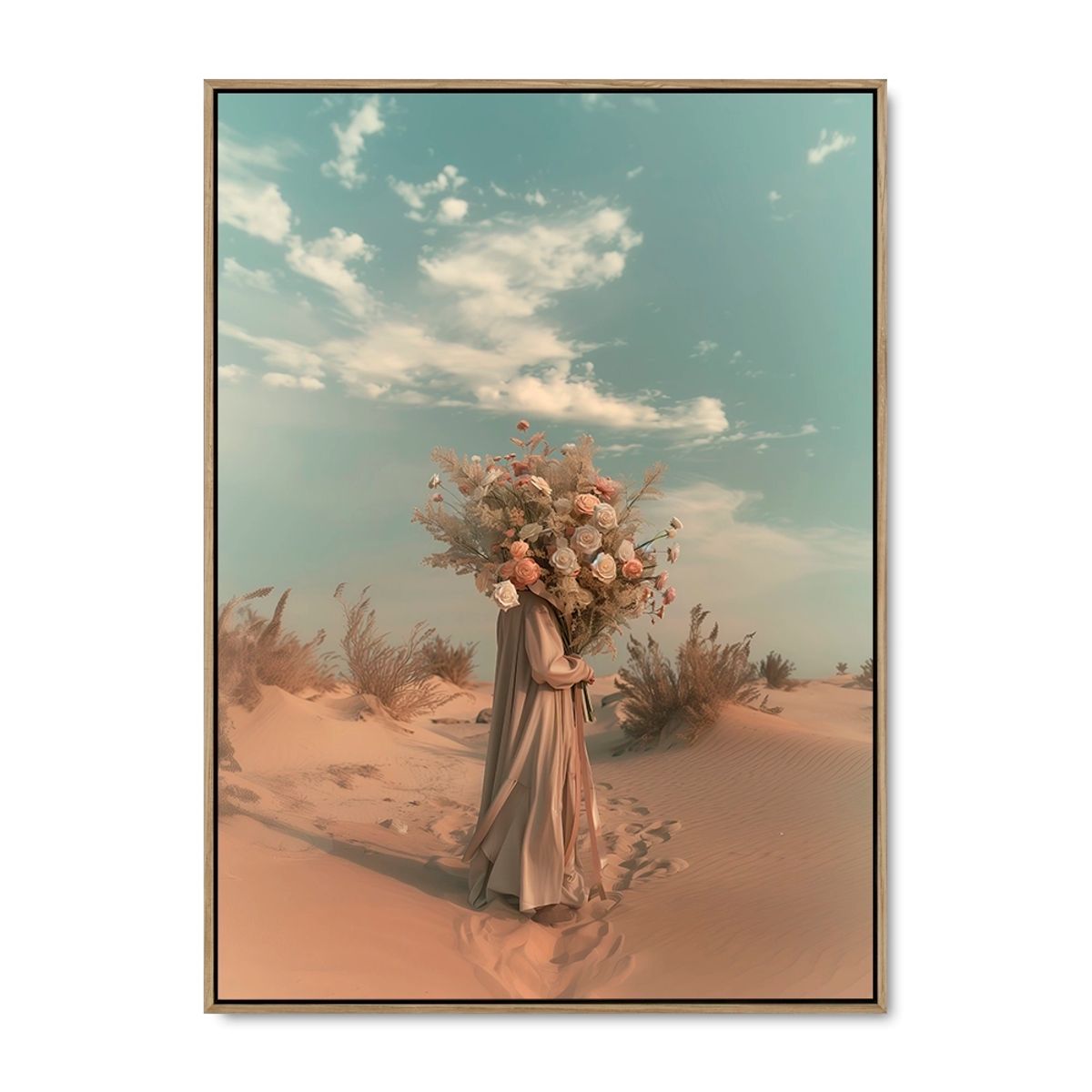 Desert Bloom - 90x120 cm. - Ege ramme