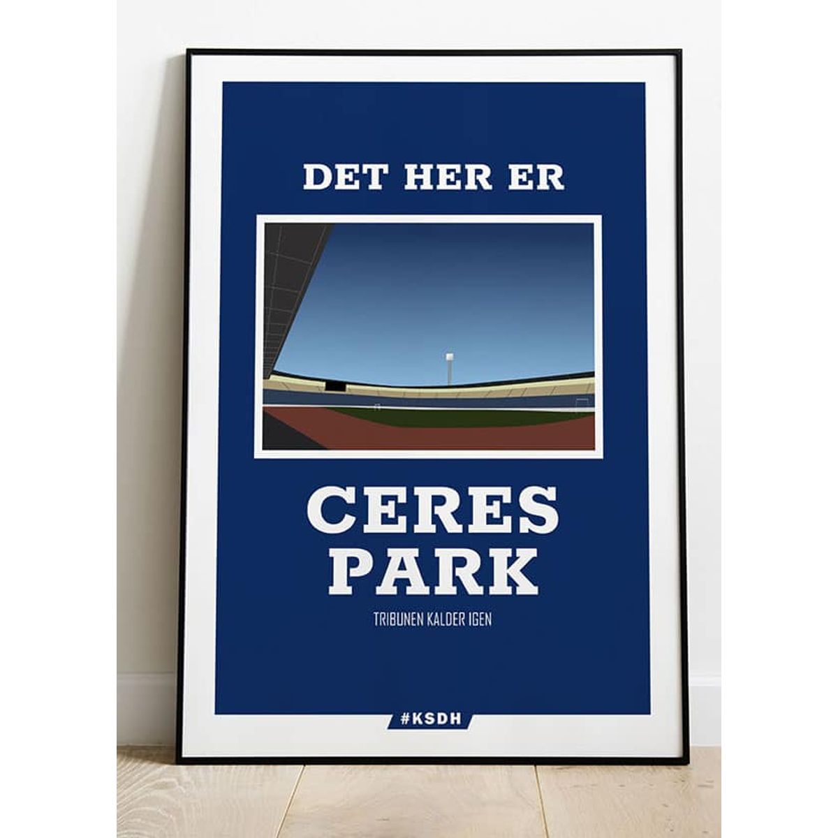 Det her er Ceres Park plakat - 70 x 100 cm - Kr. 349,-