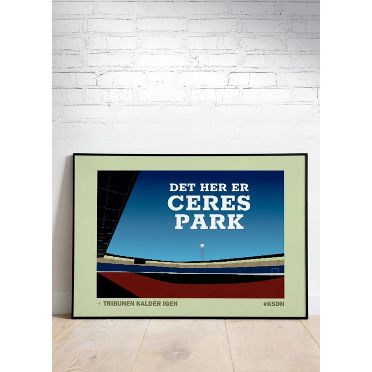 Det her er Ceres Park - plakat - vandret - 40 x 30 cm - Kr. 219,-