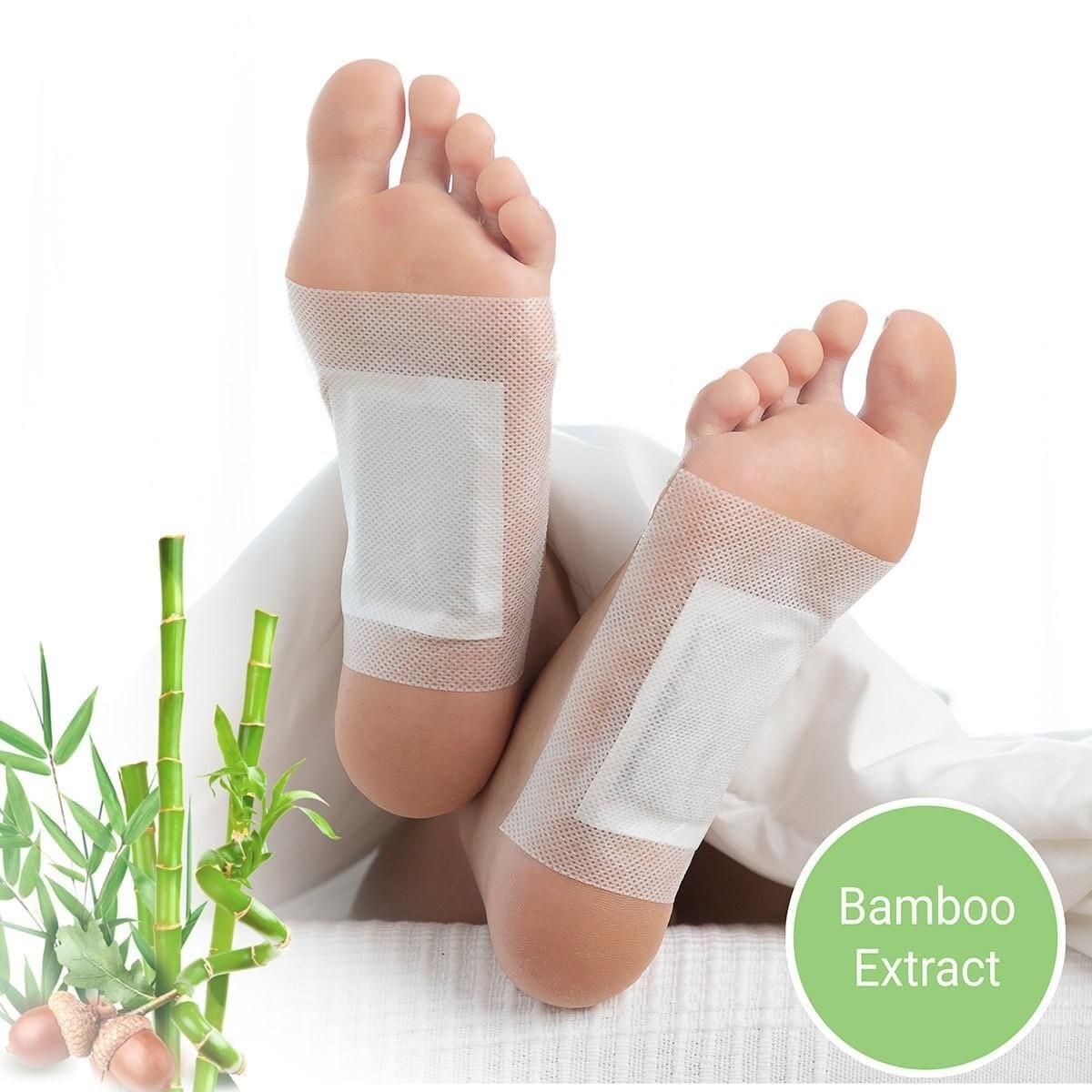 Detox Fod Plastre Bamboo 10 enheder