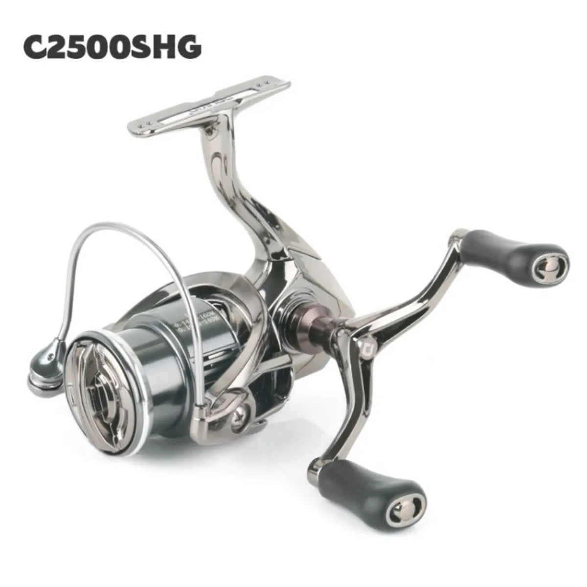 DEUKIO C2500SHG metal fiskehjul vægt: 235g / Gearing: 5.6.1 - Sølv