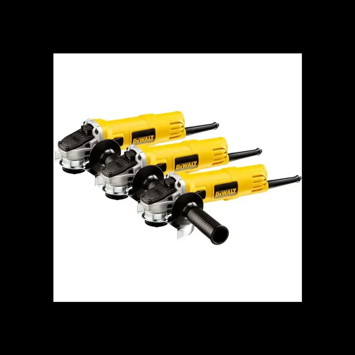 DeWALT 800w 125mm Vinkelsliber Kit 3 X Dwe4057 - DWE4057TRI-QS