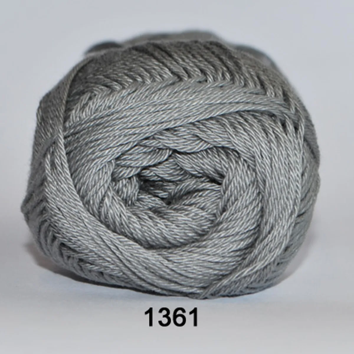 Diamond Cotton, grå, 50 g, nr. 1361