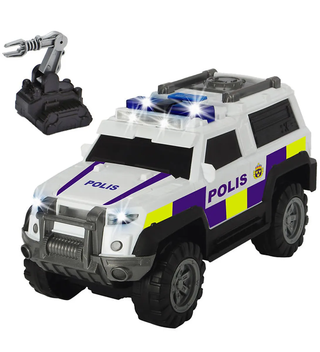 Dickie Toys Bil - Police SUV - Lys/Lyd