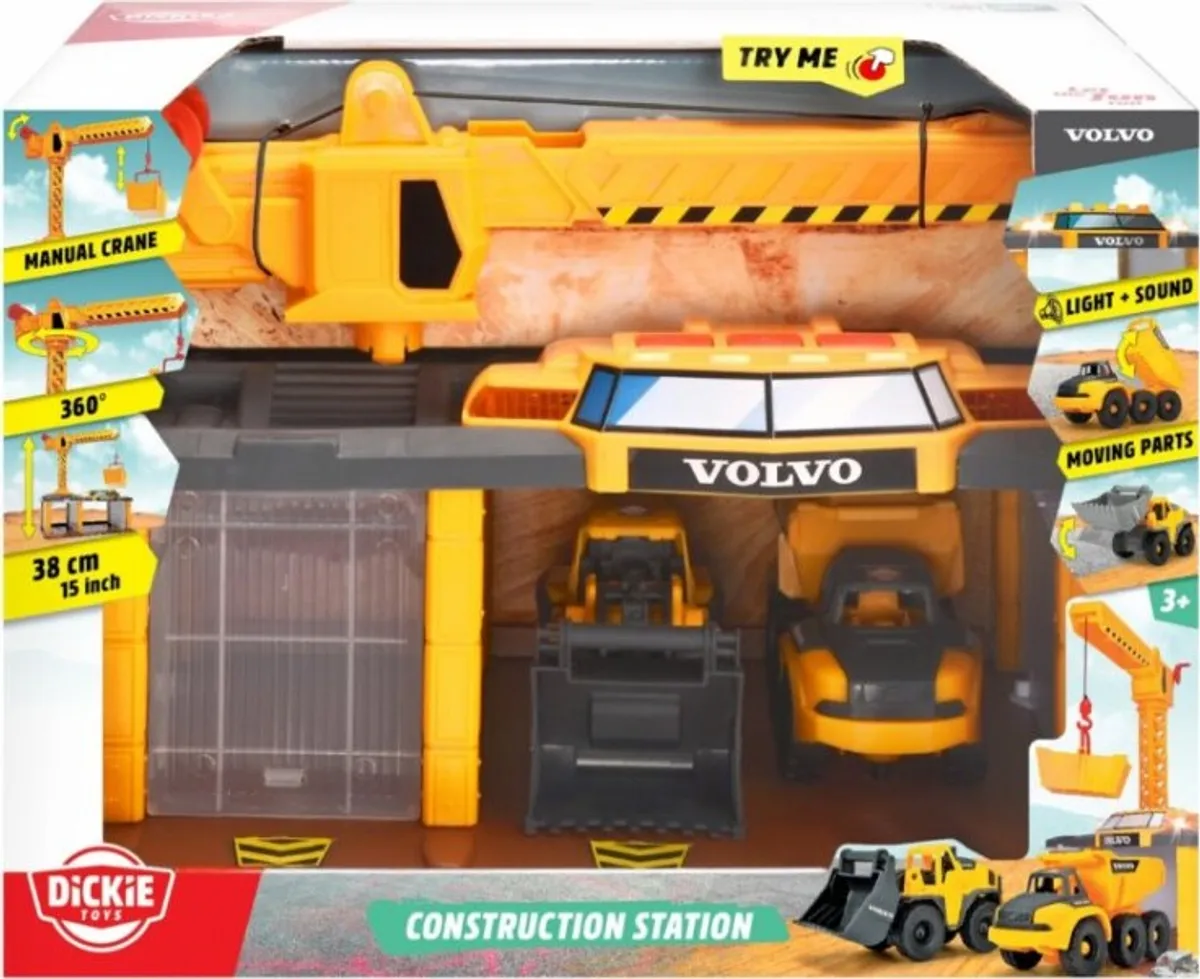 Dickie Toys - Volvo Konstruktion Legesæt