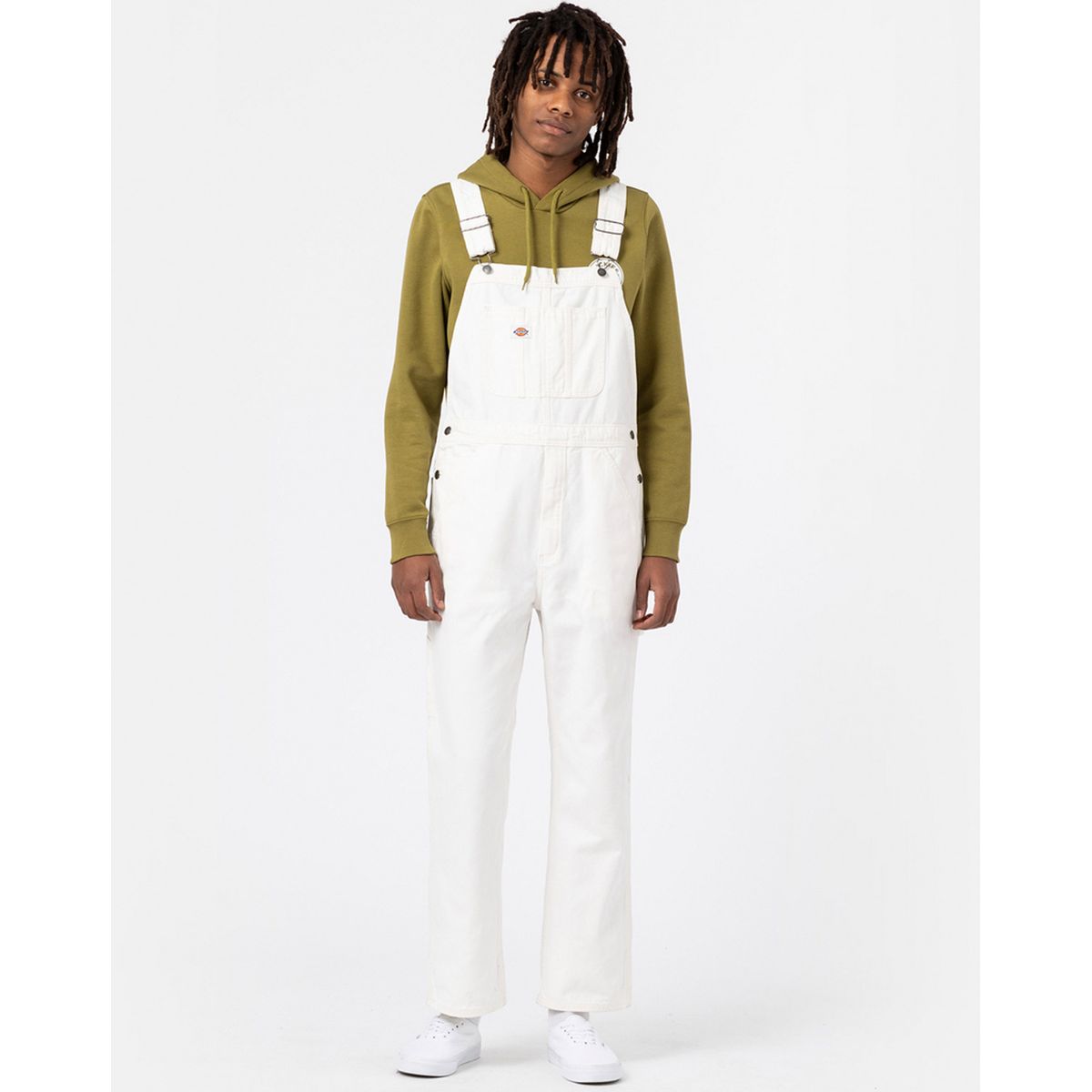 Dickies Duck Canvas Bib Stone Forvasket Stone