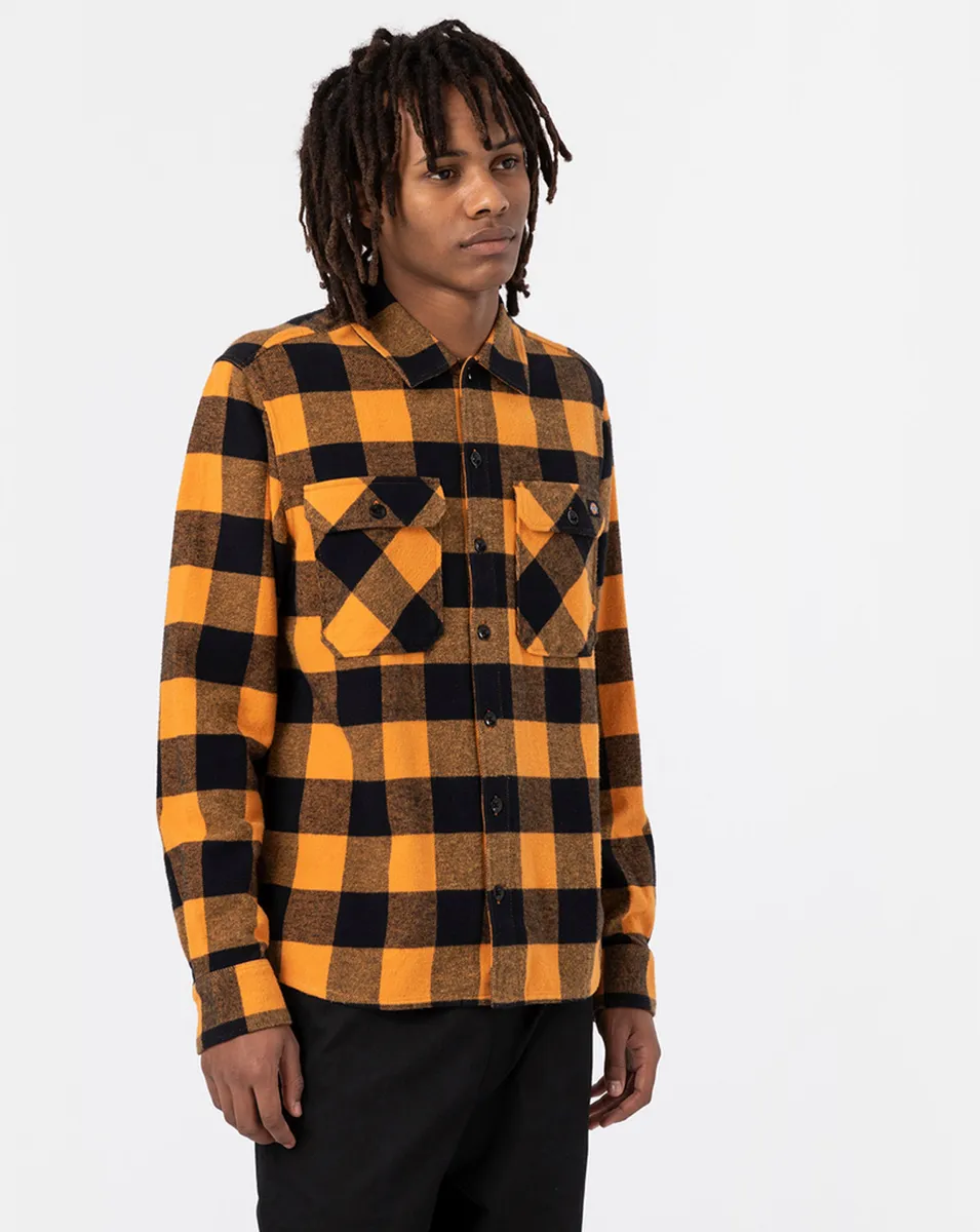 Dickies New Sacramento Flannel Skjorte Orange