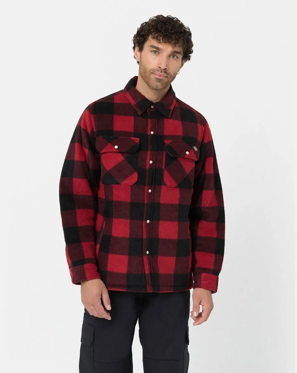 Dickies Portland Shacket Red