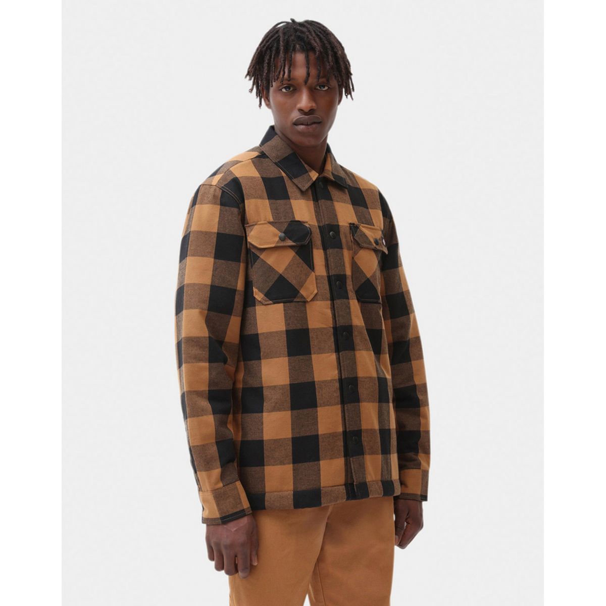 Dickies Sherpa Foret Sacramento Skjorte Brown Duck