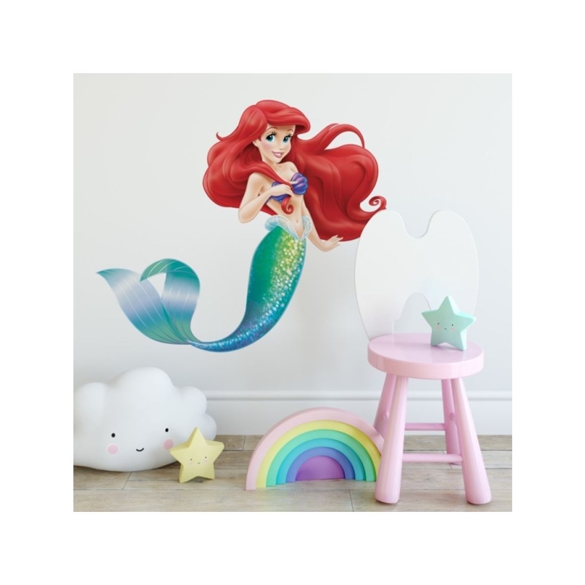 Disney Ariel Den Lille Havfrue Gigant Wallstickers