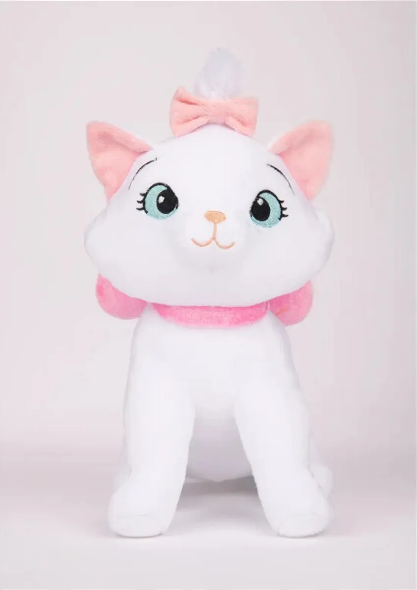 Disney Bamse Med Lyd - Marie - Aristocats - Siddende - 20 Cm