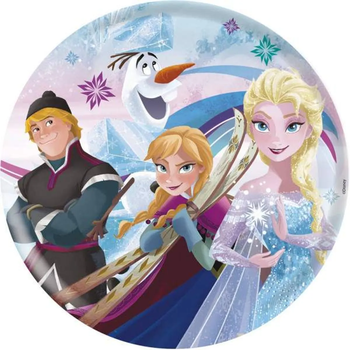 Disney - Frost Tallerken - White / One size