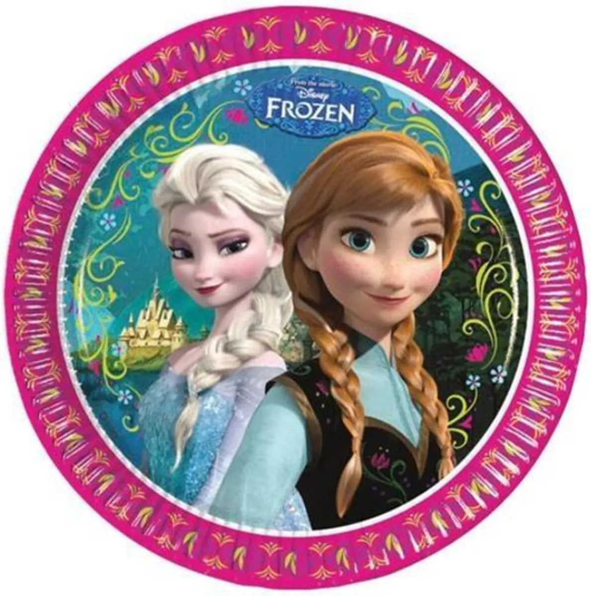 Disney: Frozen - Birthday Party Paper Plates 8 Stk