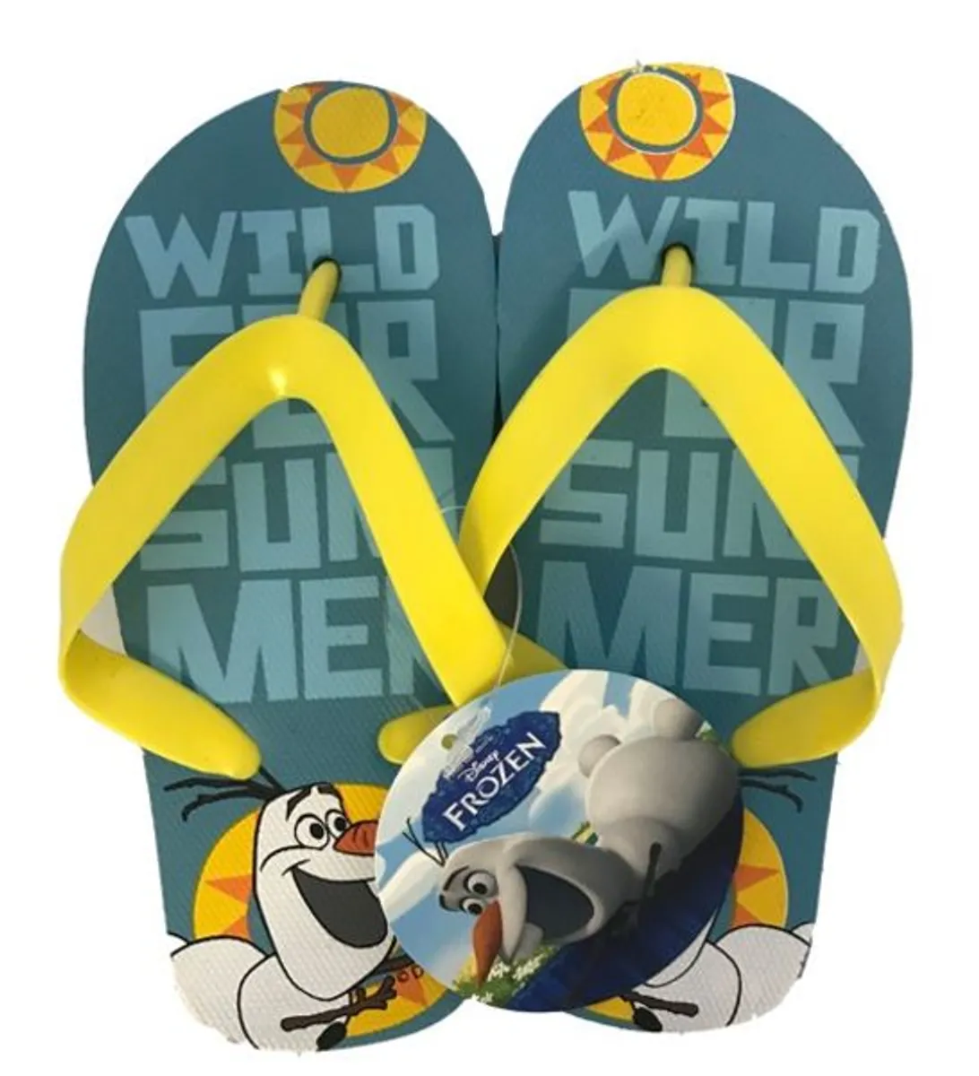 Disney: Frozen - Kids Flip Flops - Olaf 'Wild for Summer'