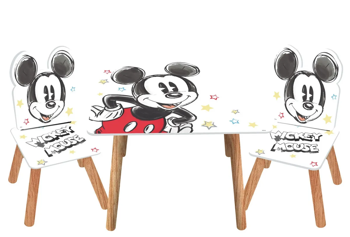 Disney Mickey Classic Træ bord med stole