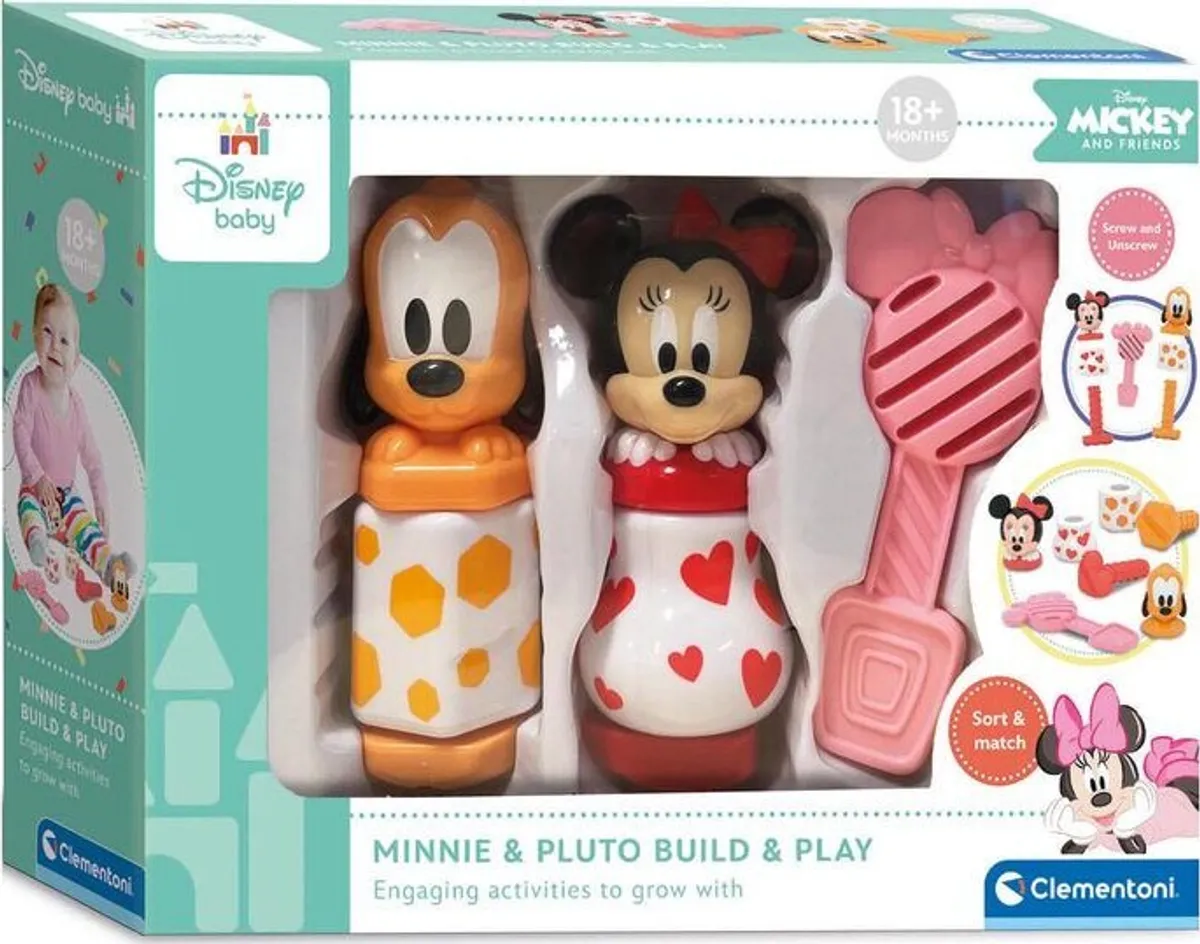 Disney - Minnie Og Pluto Aktivitetslegetøj - Clementoni