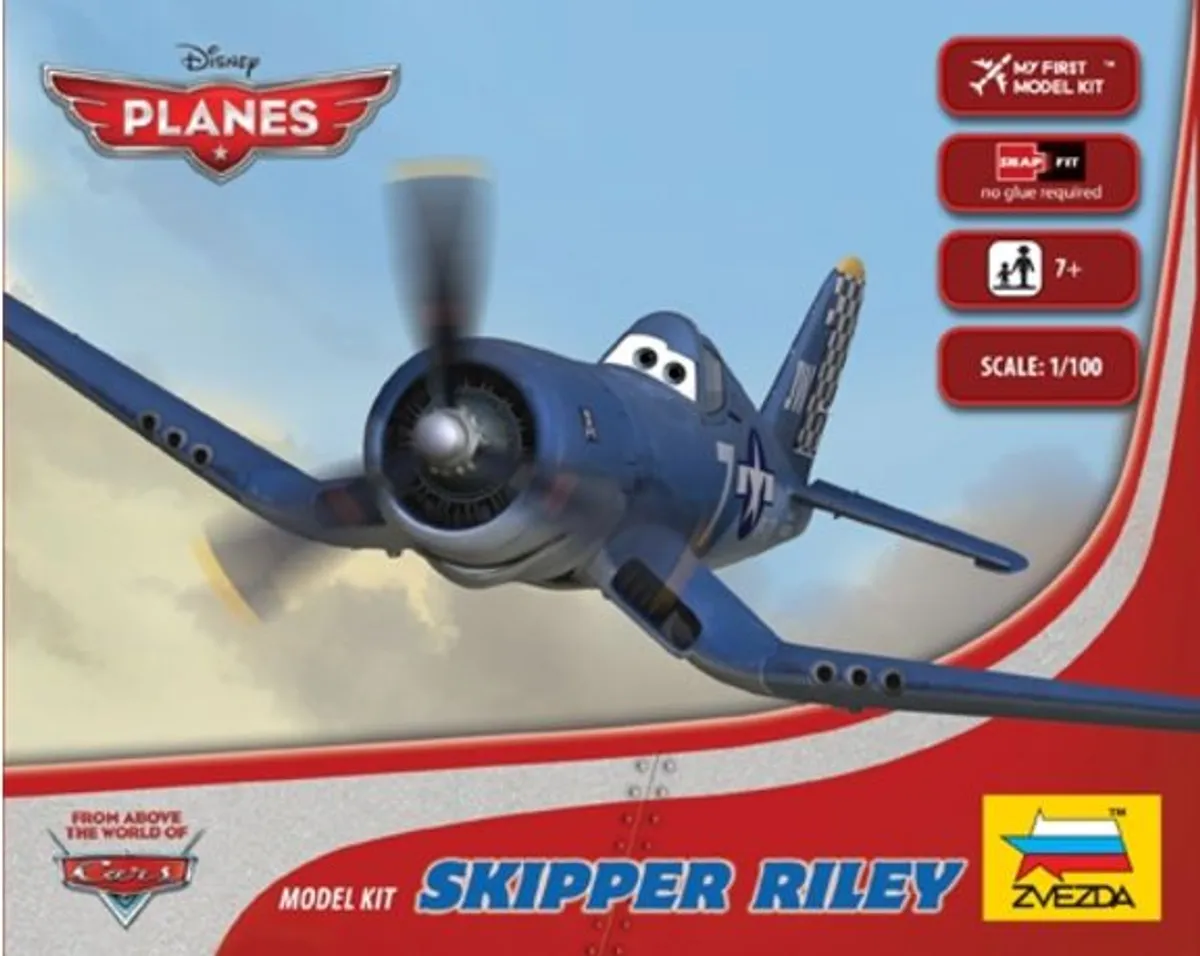 Disney Planes: Skipper Riley - Plastic Model Kit (2062) *Crazy Tilbud*