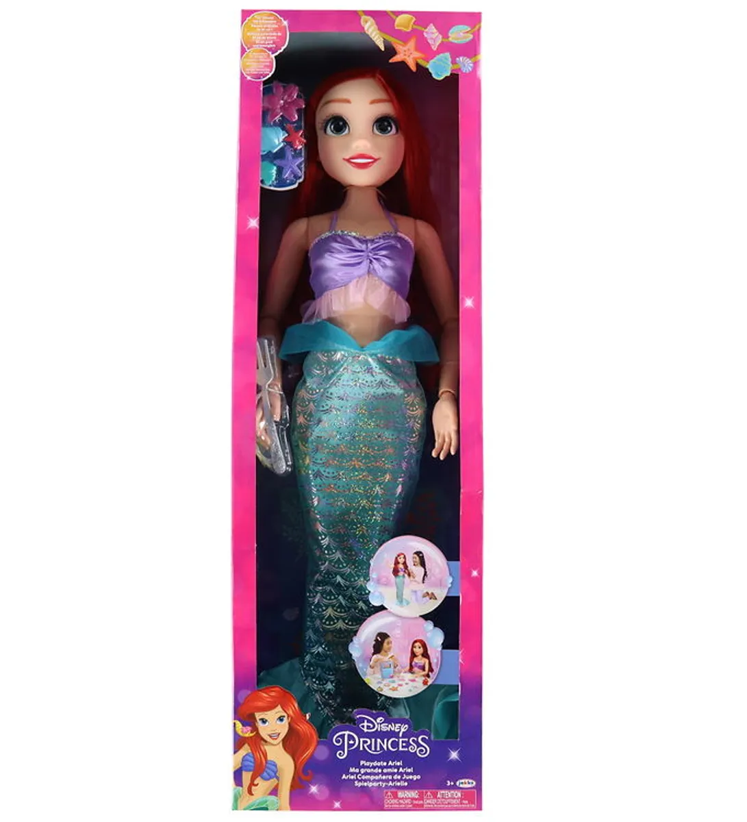 Disney Princess Dukke - 81 cm - Playdate Ariel