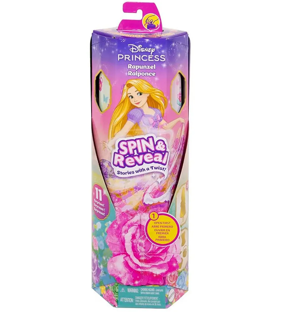 Disney Princess Dukke - Spin & Reveal - Rapunzel