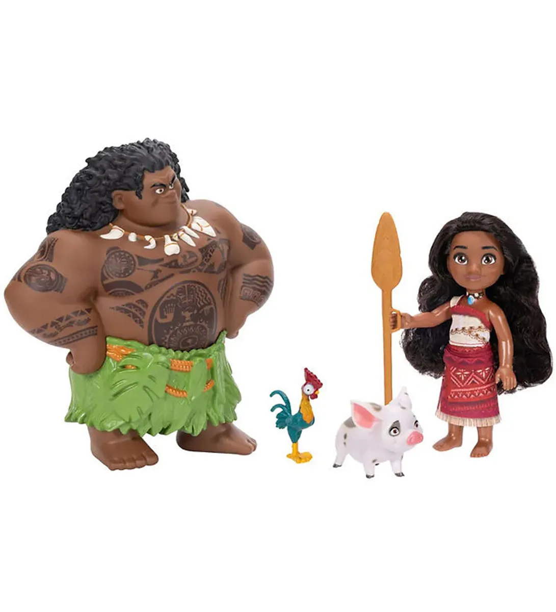 Disney Princess Vaiana 2 Figurer - Maui & Vaiana Voyager