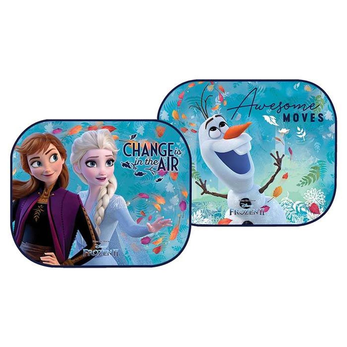 Disney solbeskytter Frozen 2 - 2 stk. - 44x35 cm