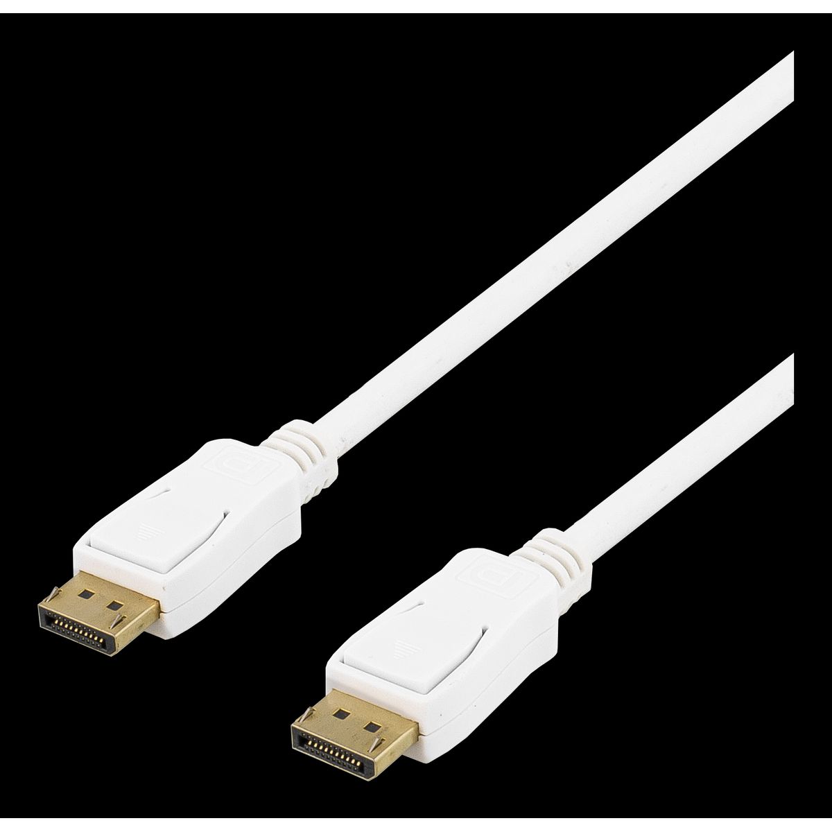 DisplayPort kabel 1.2 - 4K / 30Hz - Hvid - 20 m