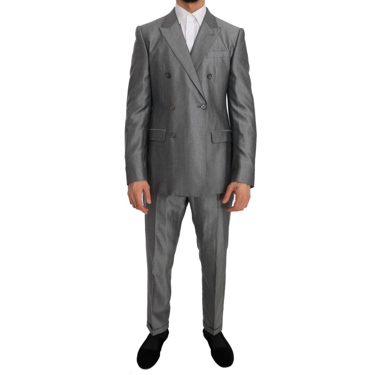 Dolce & Gabbana Elegant Black Double-Breasted Suit