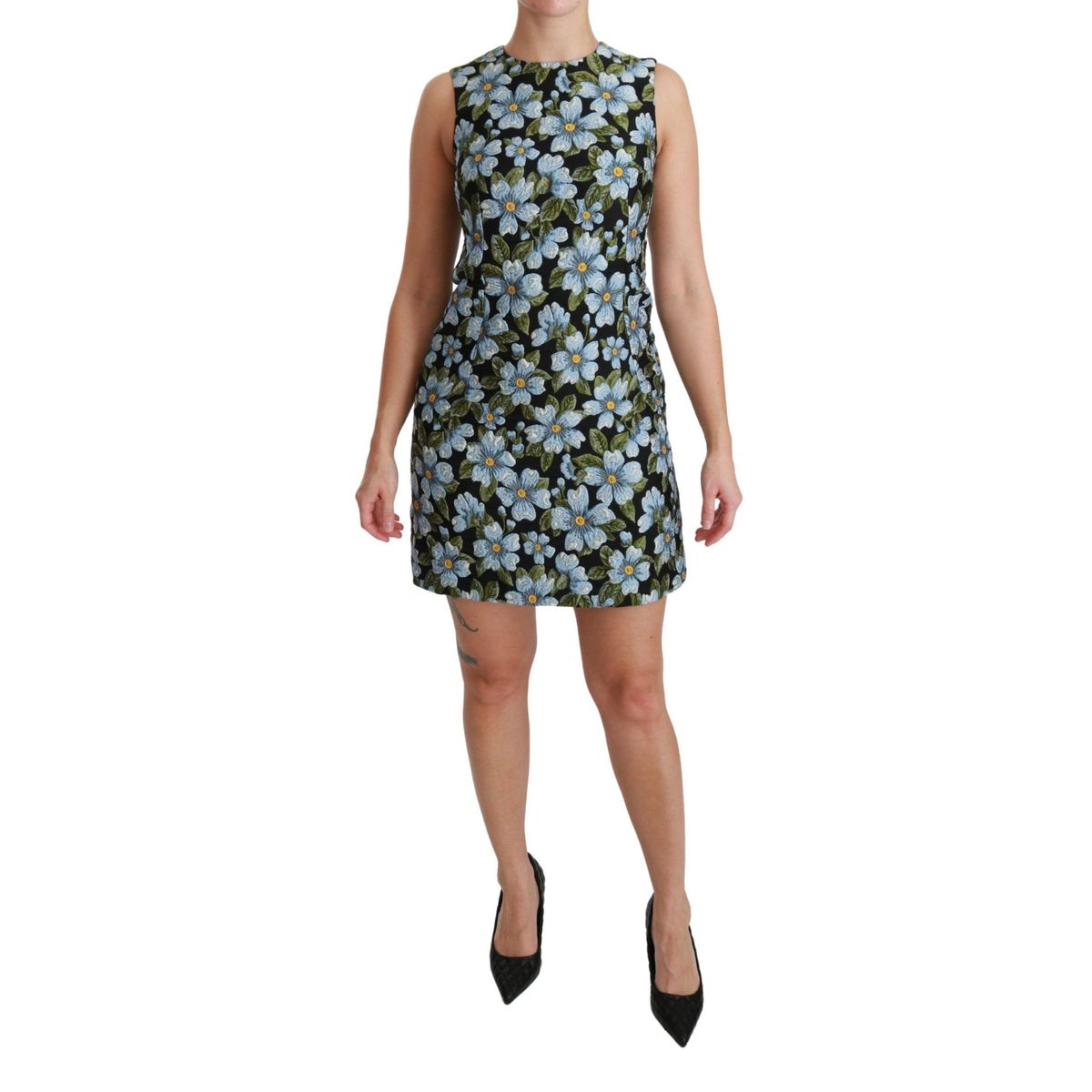 Dolce & Gabbana Elegant Floral Mini Shift Dress