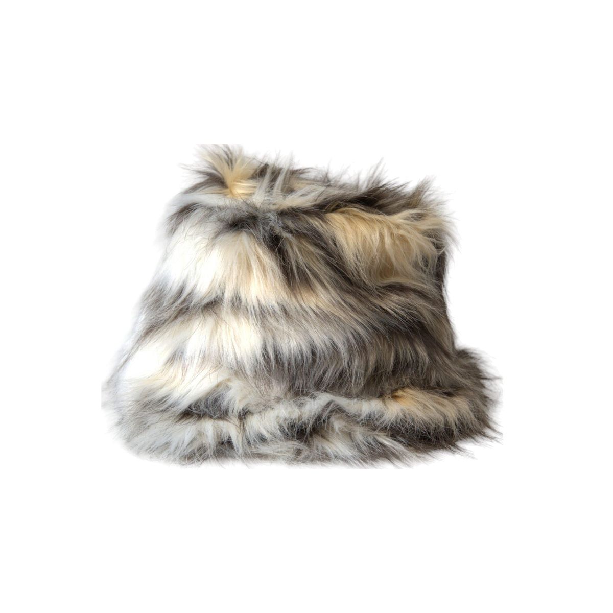 Dolce & Gabbana Multicolor Acrylic Fur Dame Bucket Hat