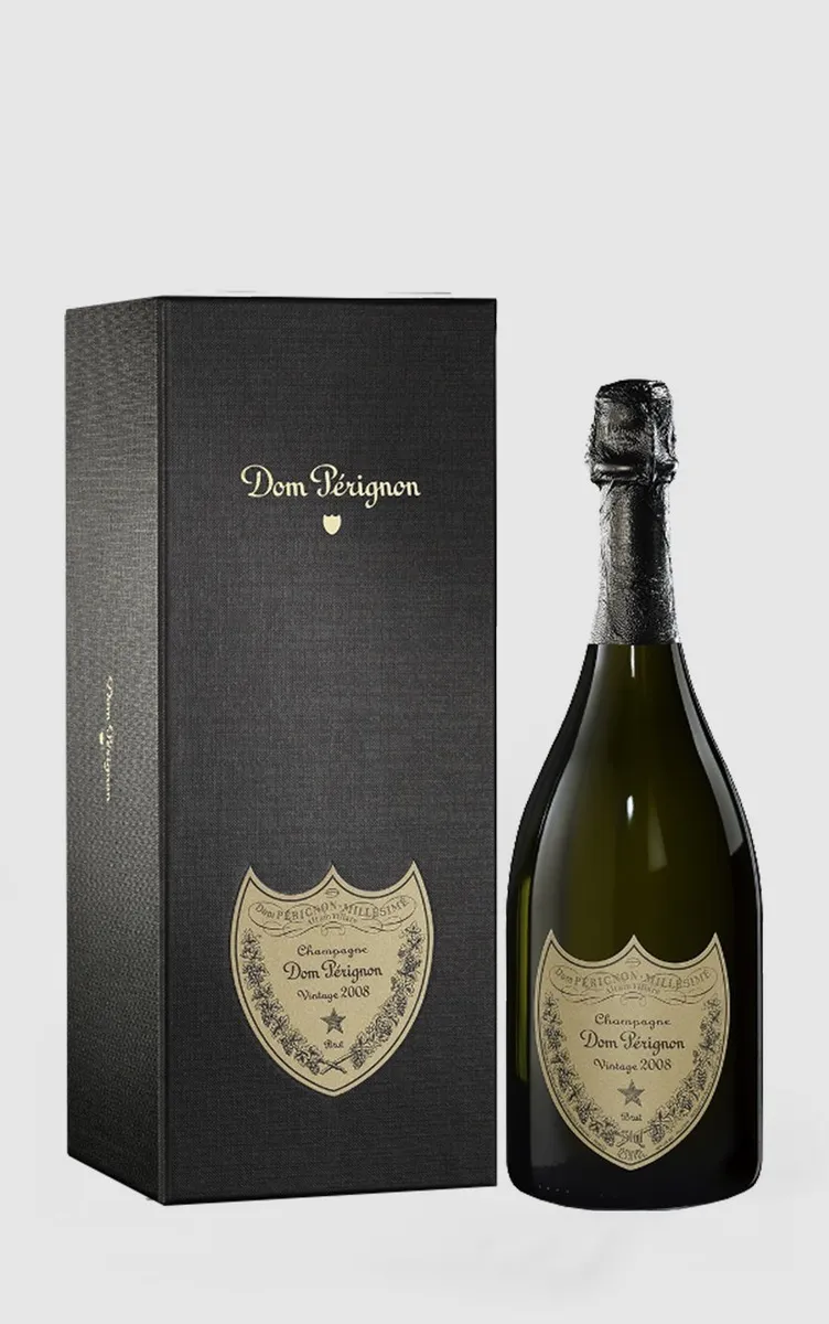 Dom Pérignon Vintage 2008 i gaveæske