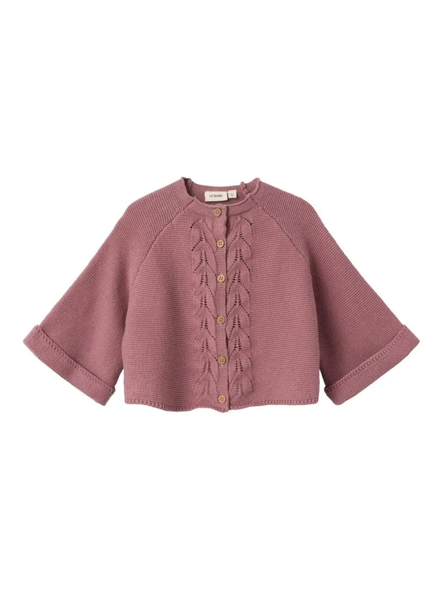 Dora 3/4 kort løs cardigan - ROSE - 116