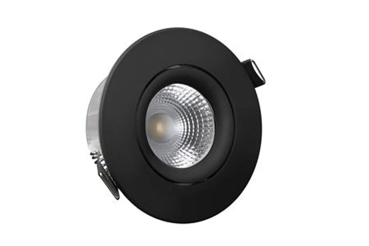 Downlight Eco 6,8W 575Lm 2700-3000K Sort