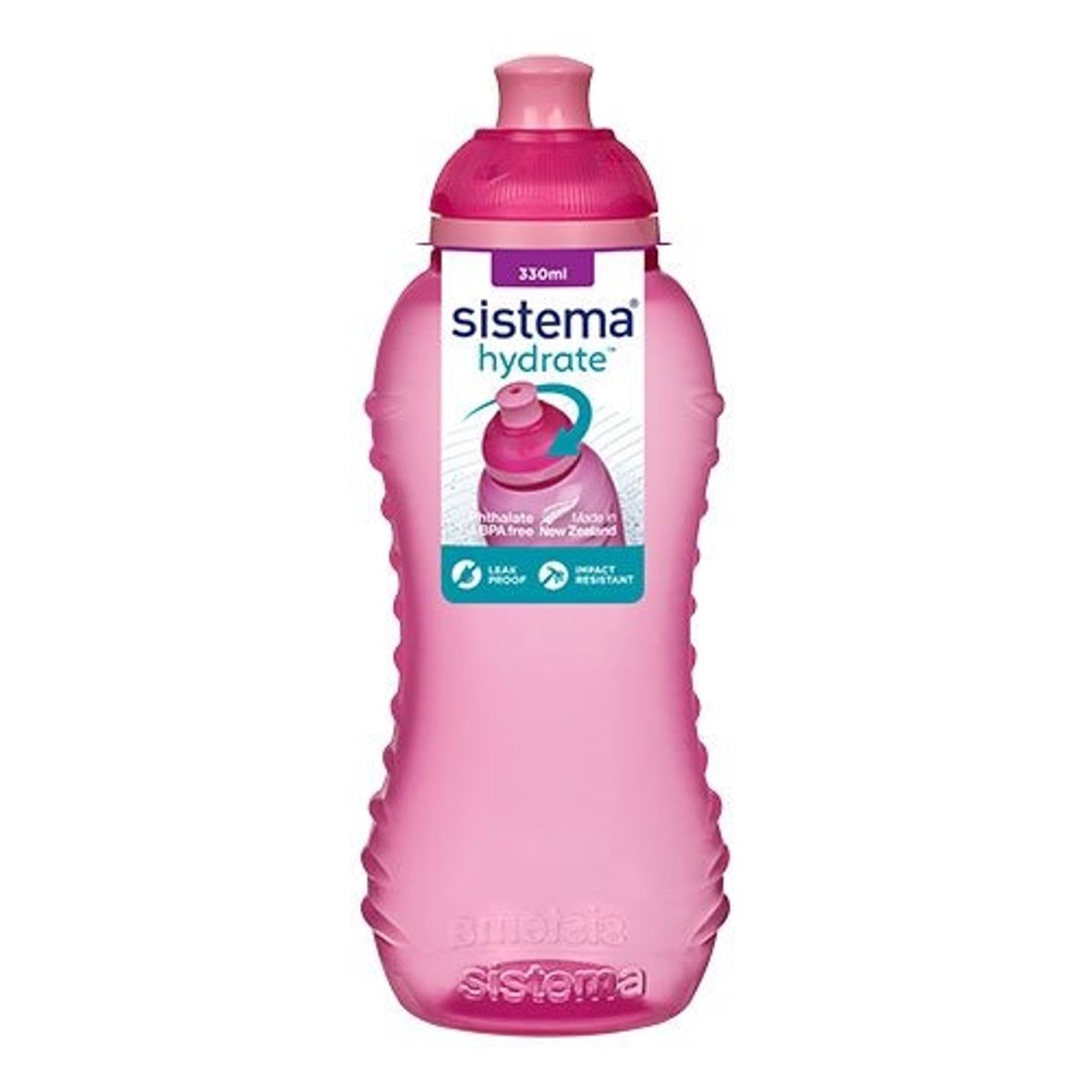 Drikkedunk Twist'n sip Pink - 330 ml - Sistema