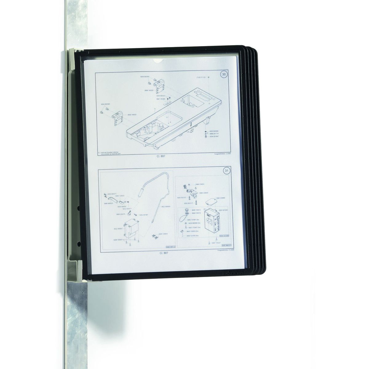 Durable Vario Magnet registersystem sort A4