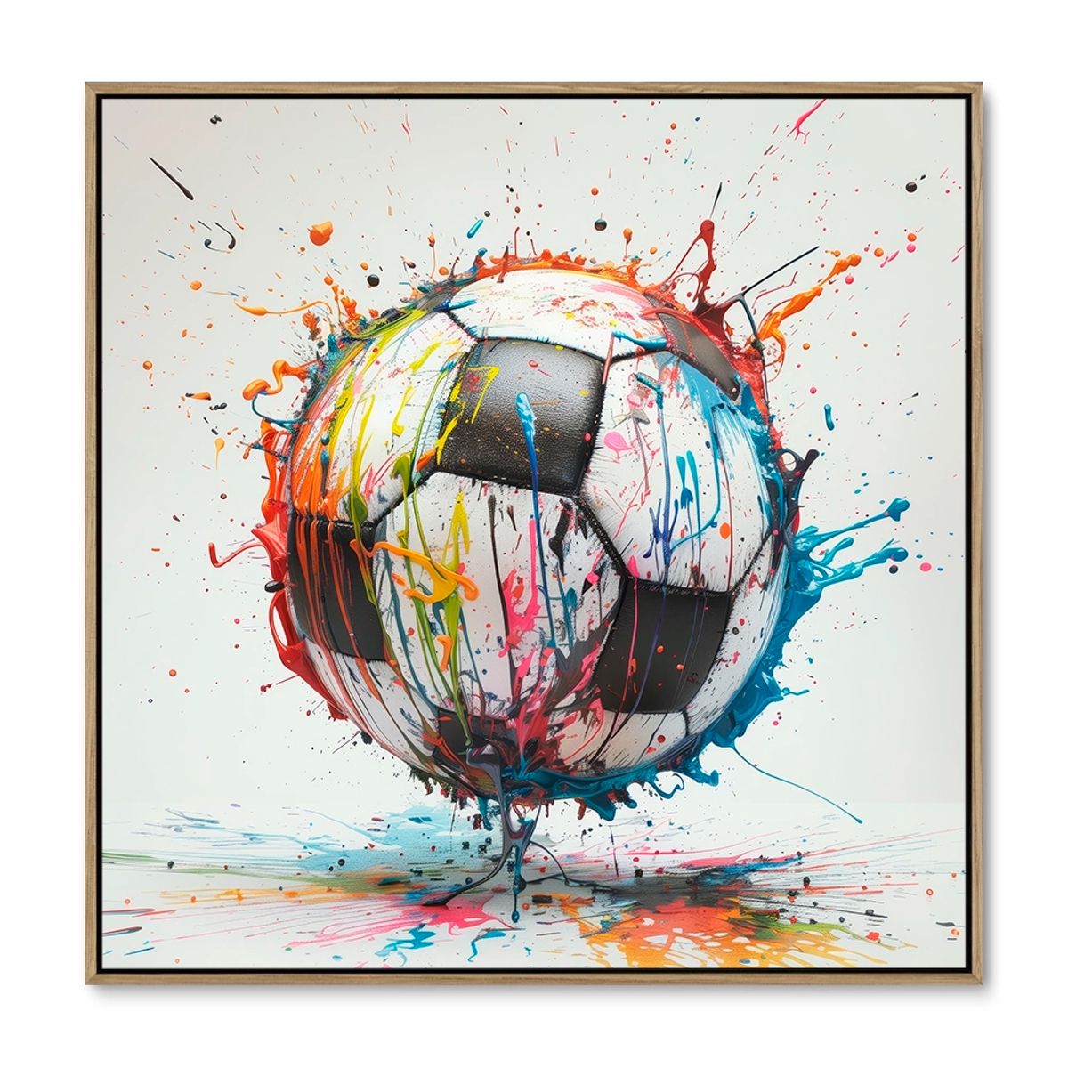 Dynamic Dribble - 100x100 cm. - Ege ramme