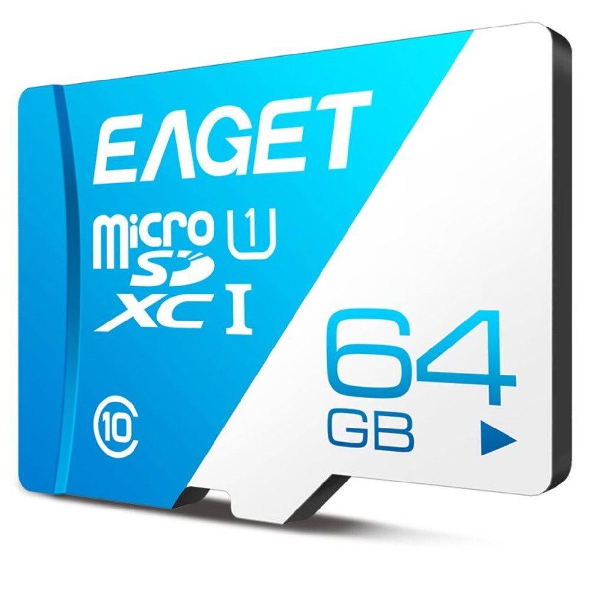 EAGET 64GB Micro SDHC kort Hukommelseskort/memory kort Class 10