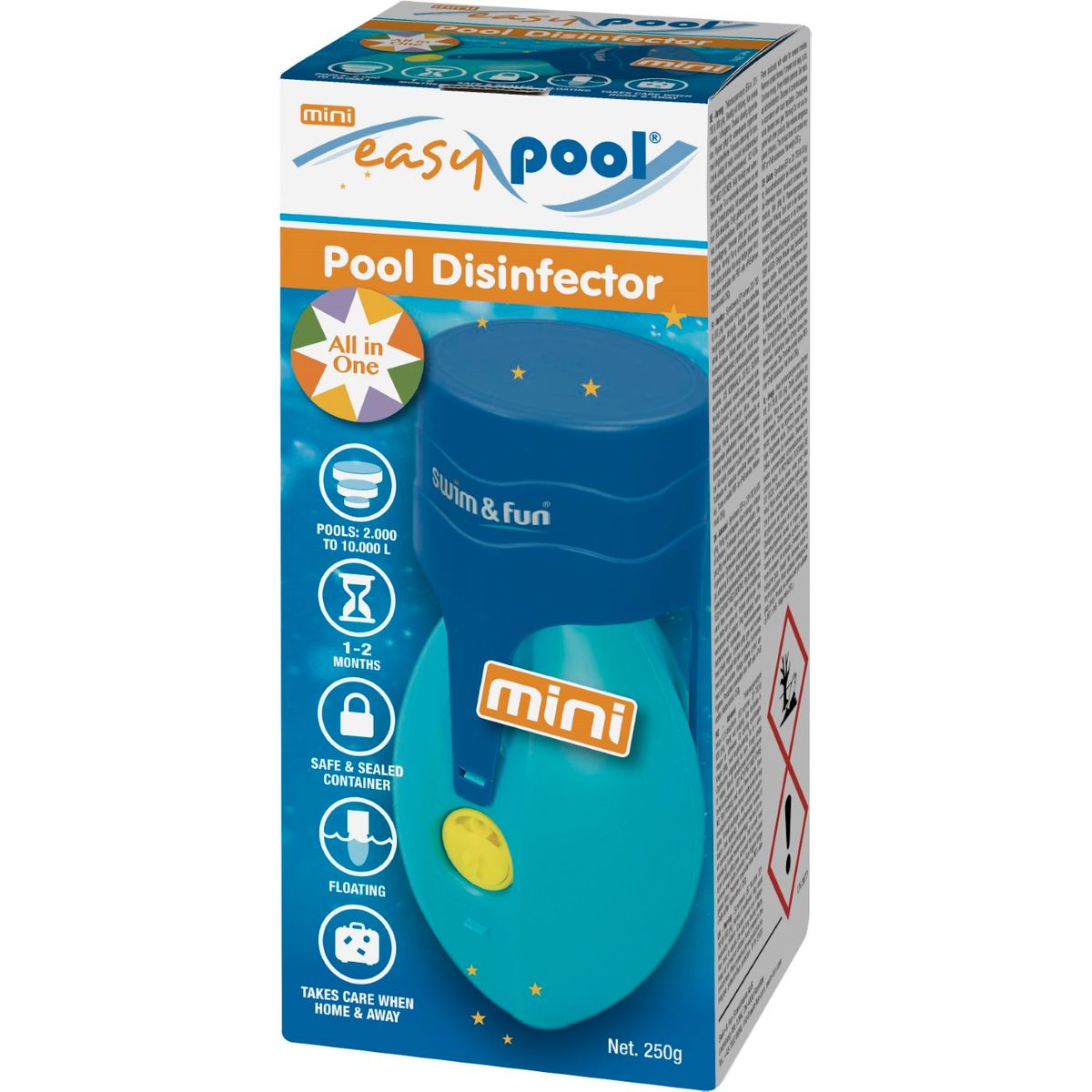 EasyPool Mini - vandpleje til 2.000 - 10.000 liter pool