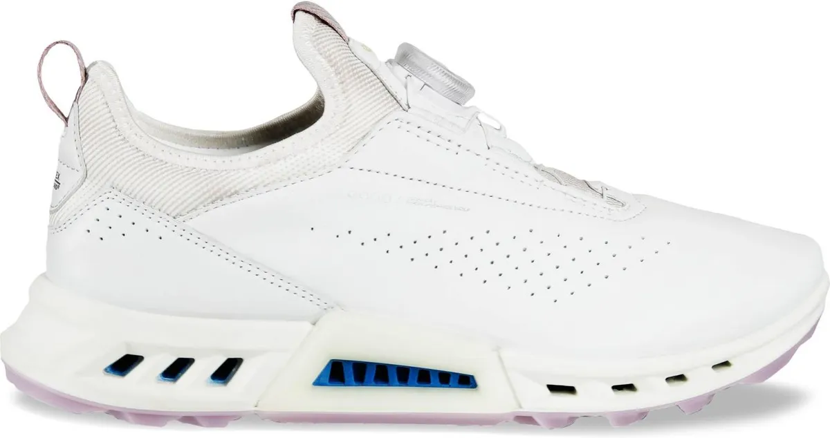 Ecco Biom C4 BOA Vandtætte Dame Golfsko Uden Spikes - White - Str. 36 Normal