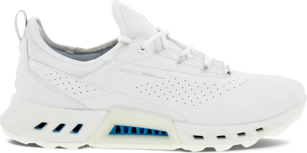 Ecco Biom C4 Vandtætte Dame Golfsko Uden Spikes - White - Str. 39 Normal