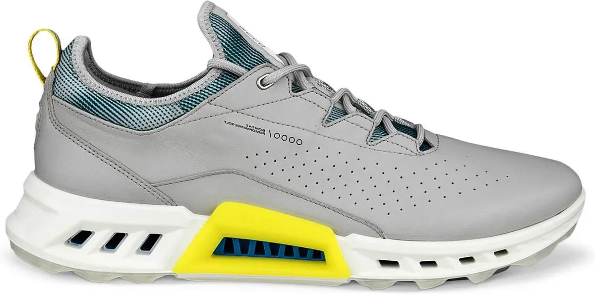 Ecco Biom C4 Vandtætte Herre Golfsko Uden Spikes - Concrete/Baygreen - Str. 43 Normal