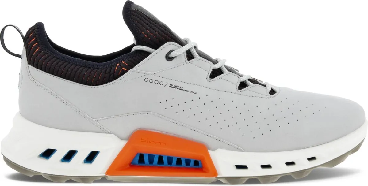 Ecco Biom C4 Vandtætte Herre Golfsko Uden Spikes - Concrete/Black - Str. 40 Normal