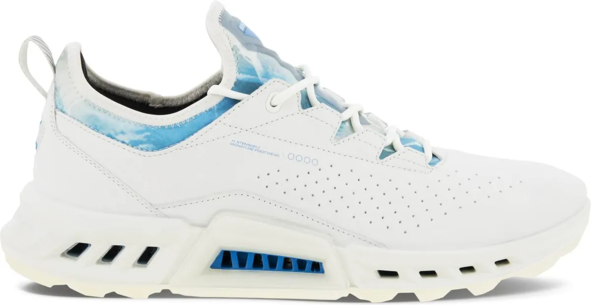 Ecco Biom C4 Vandtætte Herre Golfsko Uden Spikes - White - Str. 44 Normal