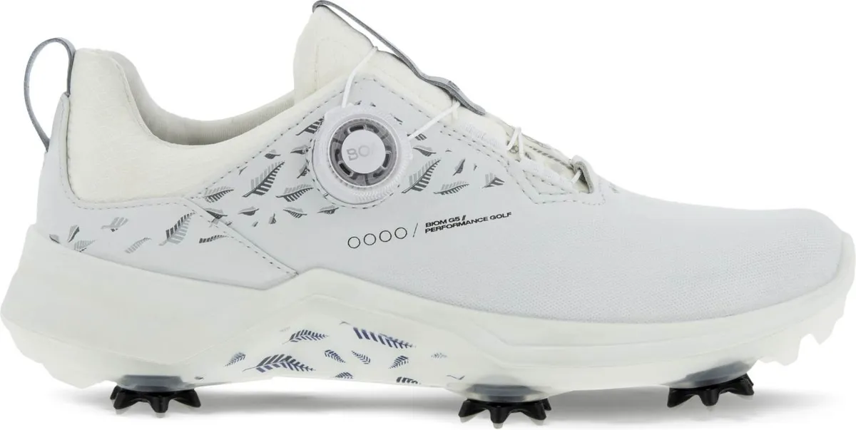 Ecco Biom G5 (Lydia Ko) BOA Vandtætte Dame Golfsko Med Spikes - White - Str. 37 Normal