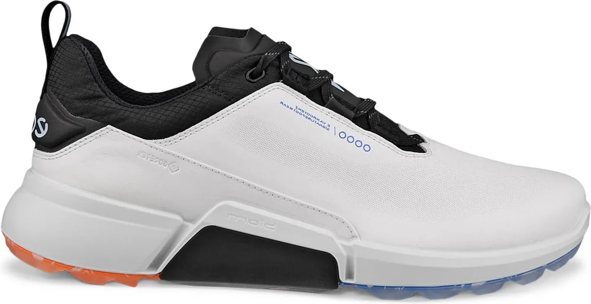 Ecco Biom Hybrid 4 (2023) Vandtætte Herre Golfsko Uden Spikes - White (Limited) - Str. 39 Normal