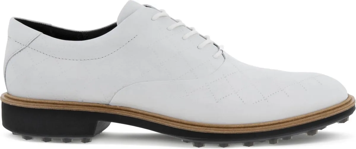 Ecco Classic Hybrid Vandtætte Herre Golfsko Uden Spikes - White - Str. 39 Normal