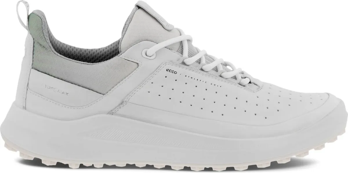 Ecco Core Sneaker Vandtætte Dame Golfsko Uden Spikes - White/White/Ice Flower/Delicacy - Str. 37 Normal