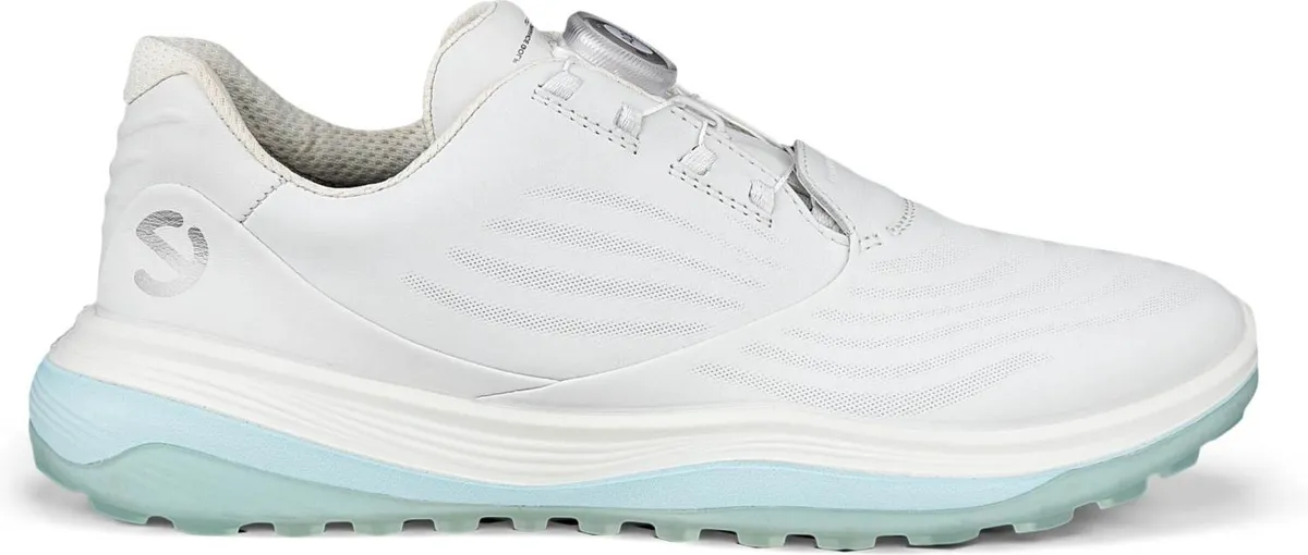 Ecco LT1 BOA Vandtætte Dame Golfsko Uden Spikes - White - Str. 37 Normal