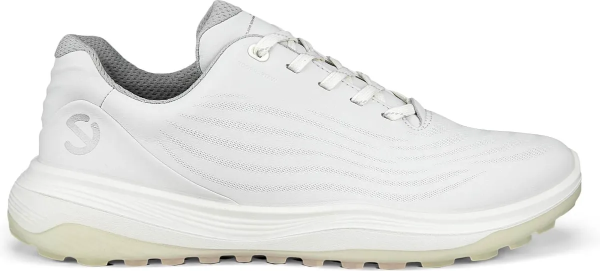 Ecco LT1 Vandtætte Dame Golfsko Uden Spikes - White - Str. 37 Normal