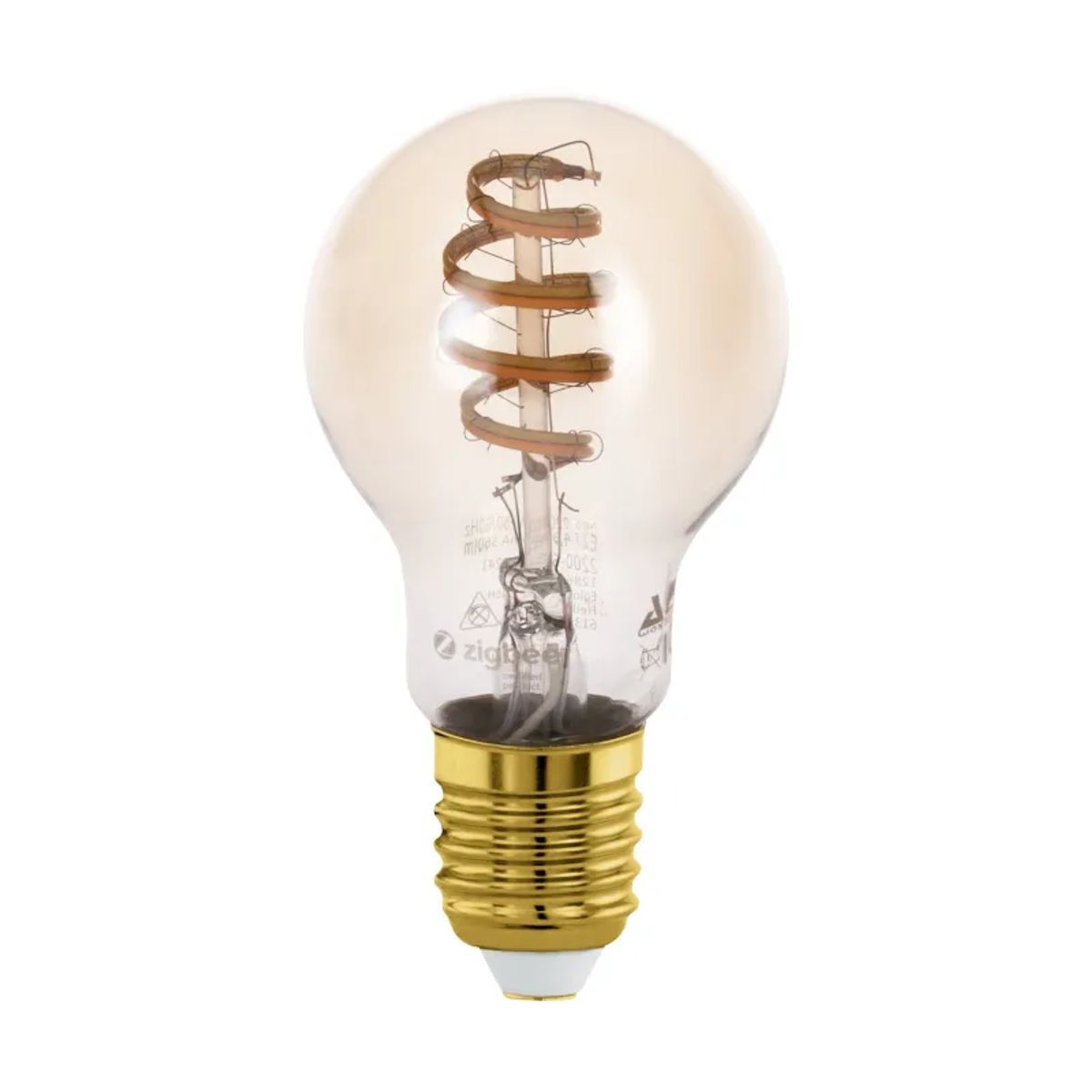 EGLO E27 Led-Z A60 Spiral 4,9w 360lm 2200-6500k Amber - Lyskildelampe - 12241